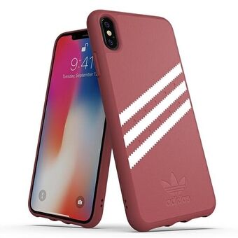 Adidas ELLER Formgjuten PU SUEDE iPhone Xs Max rosa/rosa 32821