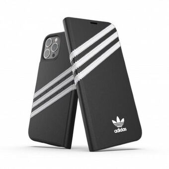 Adidas ELLER Booklet Case PU iPhone 12 Pro Max 6,7" svart-vit 42246