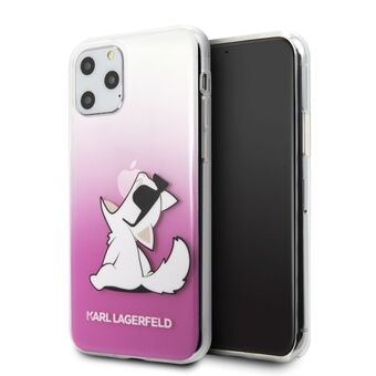 Karl Lagerfeld KLHCN58CFNRCPI iPhone 11 Pro hårdskal rosa/pink Choupette Fun