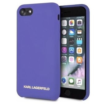 Karl Lagerfeld KLHCI8SLVOG iPhone 7/8 SE 2020 / SE 2022 hård skal fiolettlila/silikon