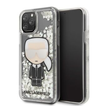 Karl Lagerfeld KLHCN58GLGIRKL iPhone 11 Pro hårdskal Ikonik Glitter Glow in the dark