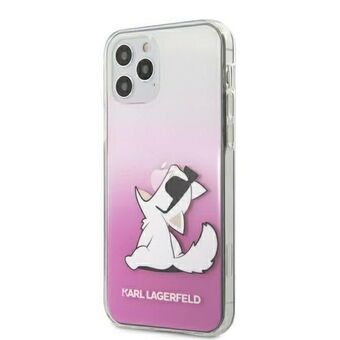 Karl Lagerfeld KLHCP12LCFNRCPI iPhone 12 Pro Max 6,7" rosa/pink hårt skal Choupette Fun