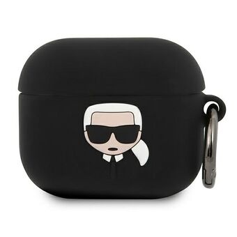 Karl Lagerfeld KLACA3SILKHBK AirPods 3 fodral svart/svart Silikon Ikonik