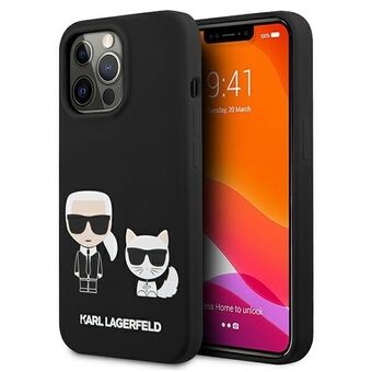 Karl Lagerfeld KLHCP13XSSKCK iPhone 13 Pro Max 6,7" hårdfodral svart/svart Silikon Karl & Choupette