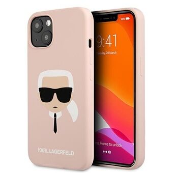 Karl Lagerfeld KLHCP13SSLKHLP iPhone 13 mini 5,4" ljusrosa hardcase Silikon Karl`s Head