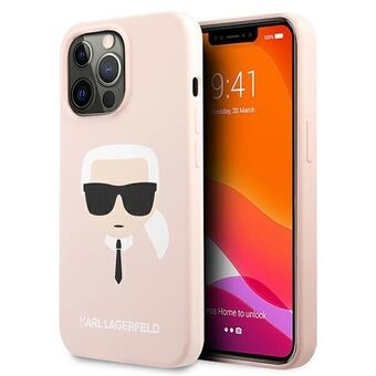 Karl Lagerfeld KLHCP13LSLKHLP iPhone 13 Pro / 13 6,1" jasnoróżowy / ljusrosa hardcase Silikon Karl`s Head