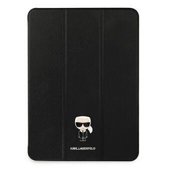 Karl Lagerfeld KLFC12OKMK iPad 12.9" Pro 2021 Bokomslag czarny/black Saffiano Karl Iconic