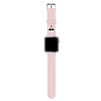 Karl Lagerfeld Band KLAWMSLKP Apple Watch 38/40/41mm rosa rem Silikon Karl Heads