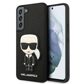 Karl Lagerfeld KLHCS22SOKPK S901 S22 svart/black hardcase Saffiano Ikonik Karl`s Patch