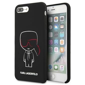 Karl Lagerfeld KLHCI8LSLKCBK iPhone 7/8 Plus hårdskal svart/svart Silikon Karl Iconic