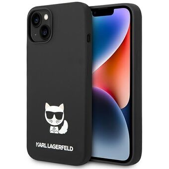 Karl Lagerfeld KLHCP14SSLCTBK iPhone 14 6.1" hårdfodral svart/svart Silikon Choupette Body