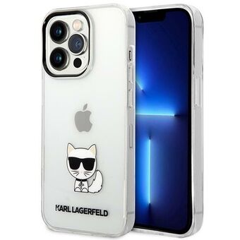 Karl Lagerfeld KLHCP14LCTTR iPhone 14 Pro 6,1" hårdskal genomskinlig/transparent Choupette Body