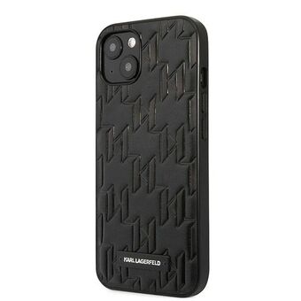 Karl Lagerfeld KLHCP13SMNMP1K iPhone 13 mini 5.4" hårdfodral svart/svart Monogram Plaque