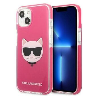 Karl Lagerfeld KLHCP13MTPECPI iPhone 13 6.1" hardcase fuchsia / fuschia Choupette Head