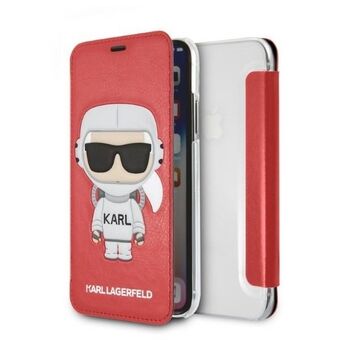 Karl Lagerfeld KLFLBKPXKSCORE iPhone X/ XS hylla röd/röd Karl Space Cosmonaut