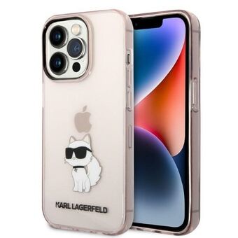 Karl Lagerfeld KLHCP14XHNCHTCP iPhone 14 Pro Max 6,7" rosa/rosa hårdfodral Ikonik Choupette