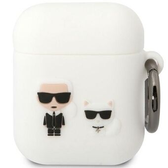 Karl Lagerfeld KLACA2SILKCW AirPods 1/2 cover biały/white Silicone Karl & Choupette

Karl Lagerfeld KLACA2SILKCW AirPods 1/2-skydd vit/vit silikon Karl & Choupette