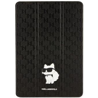 Karl Lagerfeld KLFC10SAKHPCK iPad 10,2" Folio Magnet Allover Cover svart/svart Saffiano Monogram Choupette