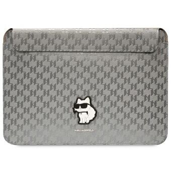 Karl Lagerfeld Sleeve KLCS14SAKHPCG 14" Silver/Silver Saffiano Monogram Choupette