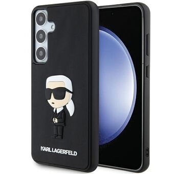 Karl Lagerfeld KLHCS24S3DRKINK S24 S921 svart svart hardcase 3D gummi Ikonik