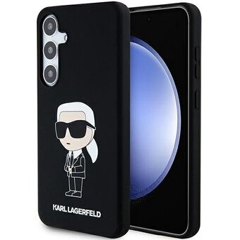 Karl Lagerfeld KLHCS24SSNIKBCK S24 S921 hardcase svart/svart Silikon Ikonik