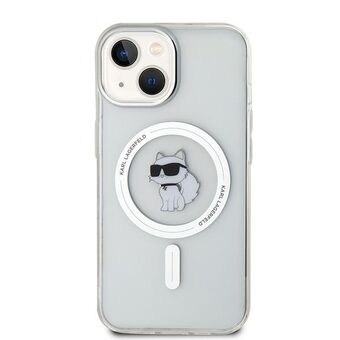 Karl Lagerfeld KLHMP12MHFCCNOT iPhone 12/12 Pro 6.1" genomskinlig hård skal IML Choupette MagSafe.