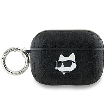 Karl Lagerfeld KLAP2PGCHPK AirPods Pro 2 (2022/2023) -skydd czarny/svart Monogram Choupette Huvud