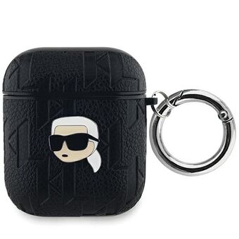 Karl Lagerfeld KLA2PGKIPK AirPods 1/2 fodral czarny/svart Monogram Karl Head