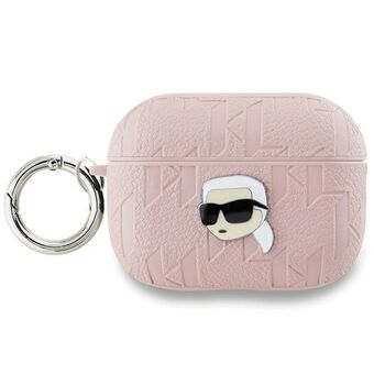 Karl Lagerfeld KLAP2PGKIPP AirPods Pro 2 (2022/2023) fodral rosa/pink Monogram Karl Head.