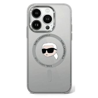 Karl Lagerfeld KLHMP16SHLSKIK iPhone 16 6.1" svart/black hårt skal IML Metal Karl Head MagSafe