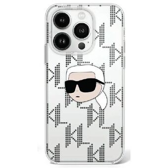 Karl Lagerfeld KLHCP16LHKLPKHT iPhone 16 Pro 6.3" genomskinligt/transparant hårt skal IML Karl Head Elektropläterad