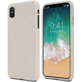 Mercury Soft iPhone Xs Max beige / beige sten