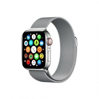 Mercury mesh bånd Apple Watch 42/44/45 mm sølv/sølv