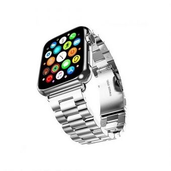 Mercury pasek Metal Apple Watch 42/44/45 mm srebrny/silver

Mercury armband för Metal Apple Watch 42/44/45 mm silver