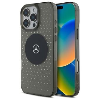 Mercedes MEHMP16L23HCPK iPhone 16 Pro  6.3" svart/black hardcase MB Case Star Pattern