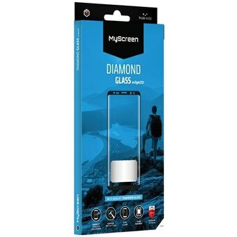 MS Diamond Glass Edge 3D SAM N960F Note 9 svart/svart härdat glas