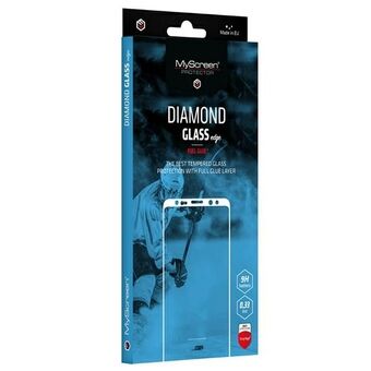 MS Diamond Glass Edge Oppo A55 4G Full Adhesive Svart