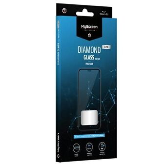 MS Diamond Glass Lite kant Vivo Y21 / Y12s / Y12A Full Adhesive Svart