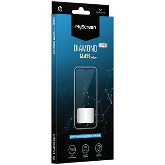 MS Diamond Glass Edge Lite FG för Motorola Moto E13 Full Glue Czarny/Black