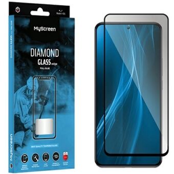 MS Diamond Glass Edge FG Oppo A2 5G svart/svart Full Lim