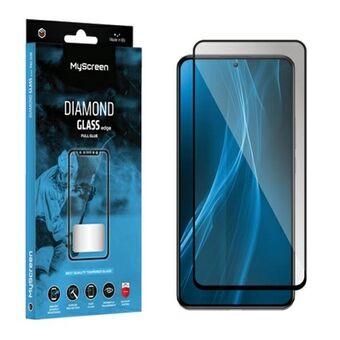 MS Diamond Glass Edge FG Realme C68 4G/5G/V50s svart/svart Full Glue