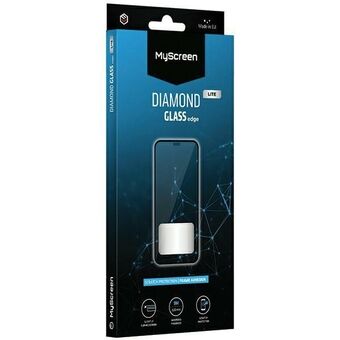 MS Diamond Glass Edge Lite FG Huawei Nova 12i 4G svart/svart Full Glue