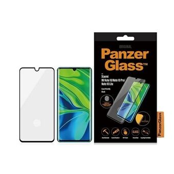 PanzerGlass Böjd Standard Redmi Note 10 /Note10 Pro/Note10 Lite Skalvänlig Fingeravtryck svart/black