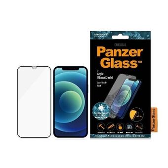 PanzerGlass Pro E2E Super+ iPhone 12 Mini Fodralvänlig Antibakteriell MikroFraktur svart/black