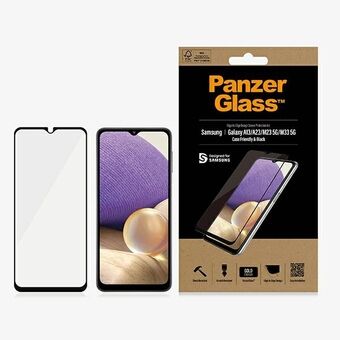 PanzerGlass E2E Regular Samsung A12/A23/ M23 56/M33 5G fodervänlig svart/svart