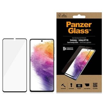 PanzerGlass E2E Regular Samsung A73 Case Friendly svart/svart