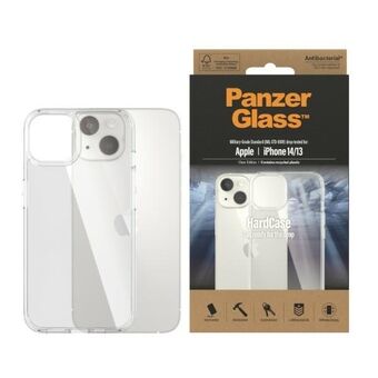 PanzerGlass HardCase iPhone 14 / 15 / 13 6,1" Antimikrobiellt Militärklassat genomskinligt 0401