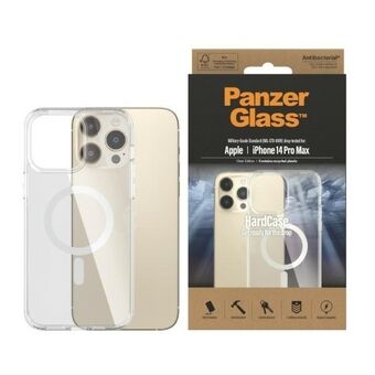 PanzerGlass HardCase iPhone 14 Pro Max 6,7" MagSafe Antibakteriellt Militärklassat genomskinligt 0412