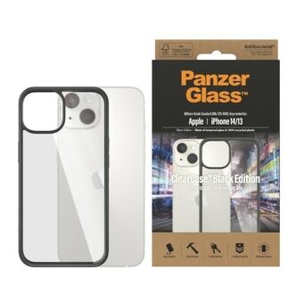 PanzerGlass ClearCase iPhone 14 / 15 / 13 6.1" Antibakteriell svart/svart 0405