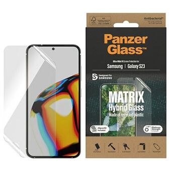 PanzerGlass Matrix Ultra-Wide Fit Sam S23 S911 Skärmskydd 7318 med positionerare